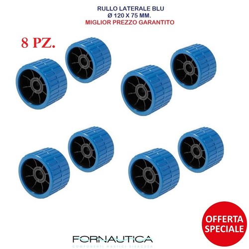 Rulli laterali carrello - rulli, blu