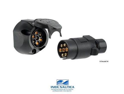 Presa con spina poli 12v - spina,