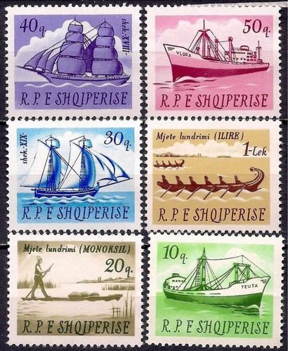 Albania 1965 cargo vela - cargo,