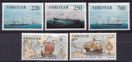 Isole faroe 1983 - faroe, trasporto