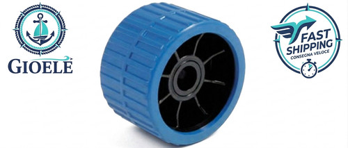 Rullo laterale carrello - rullo, blu