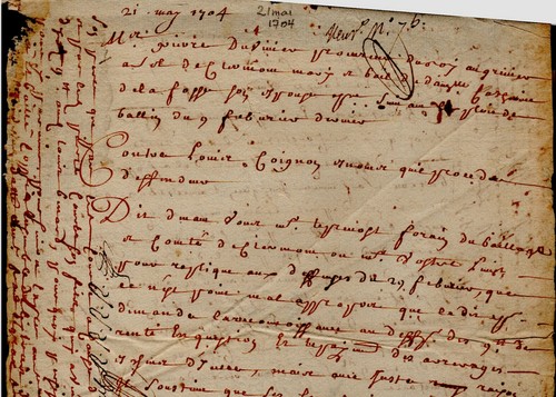 1704 atto trasporto - 1704, di